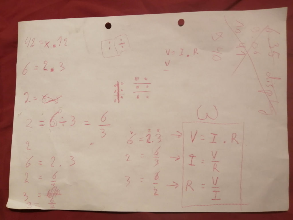 Ohms Law and simple equations